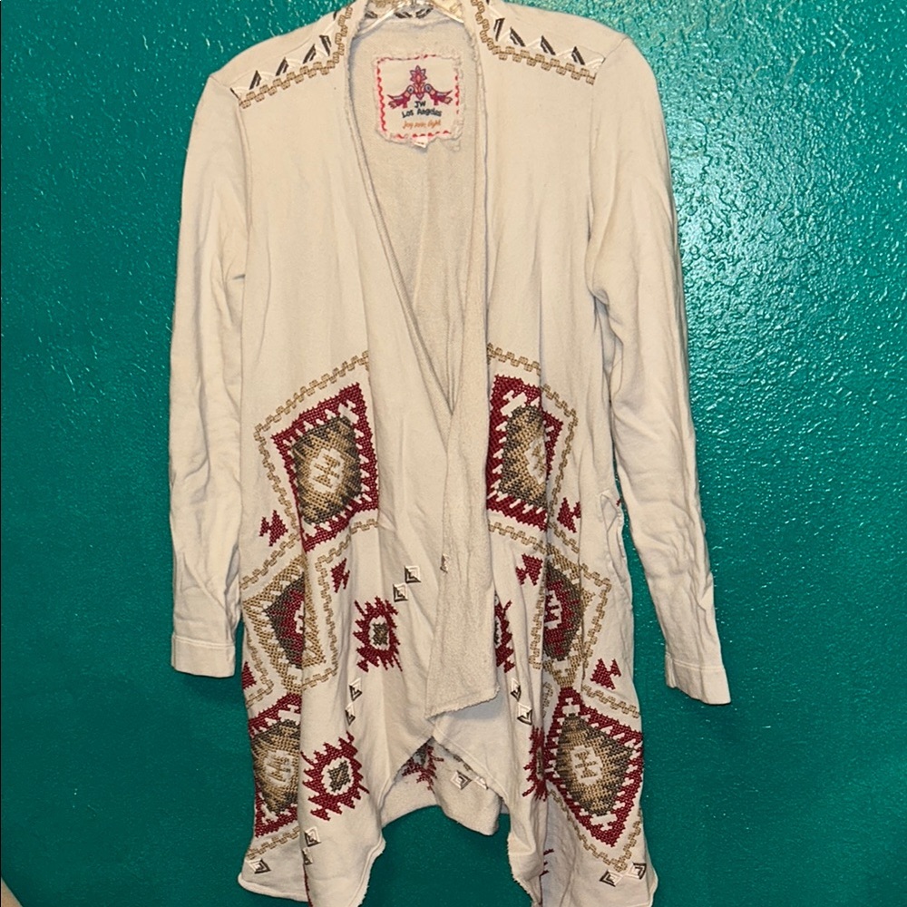 Johnny Was ✌️ Cream Cardigan